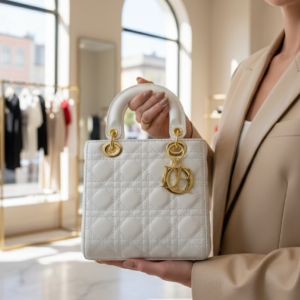 pearl quilted mini handbag